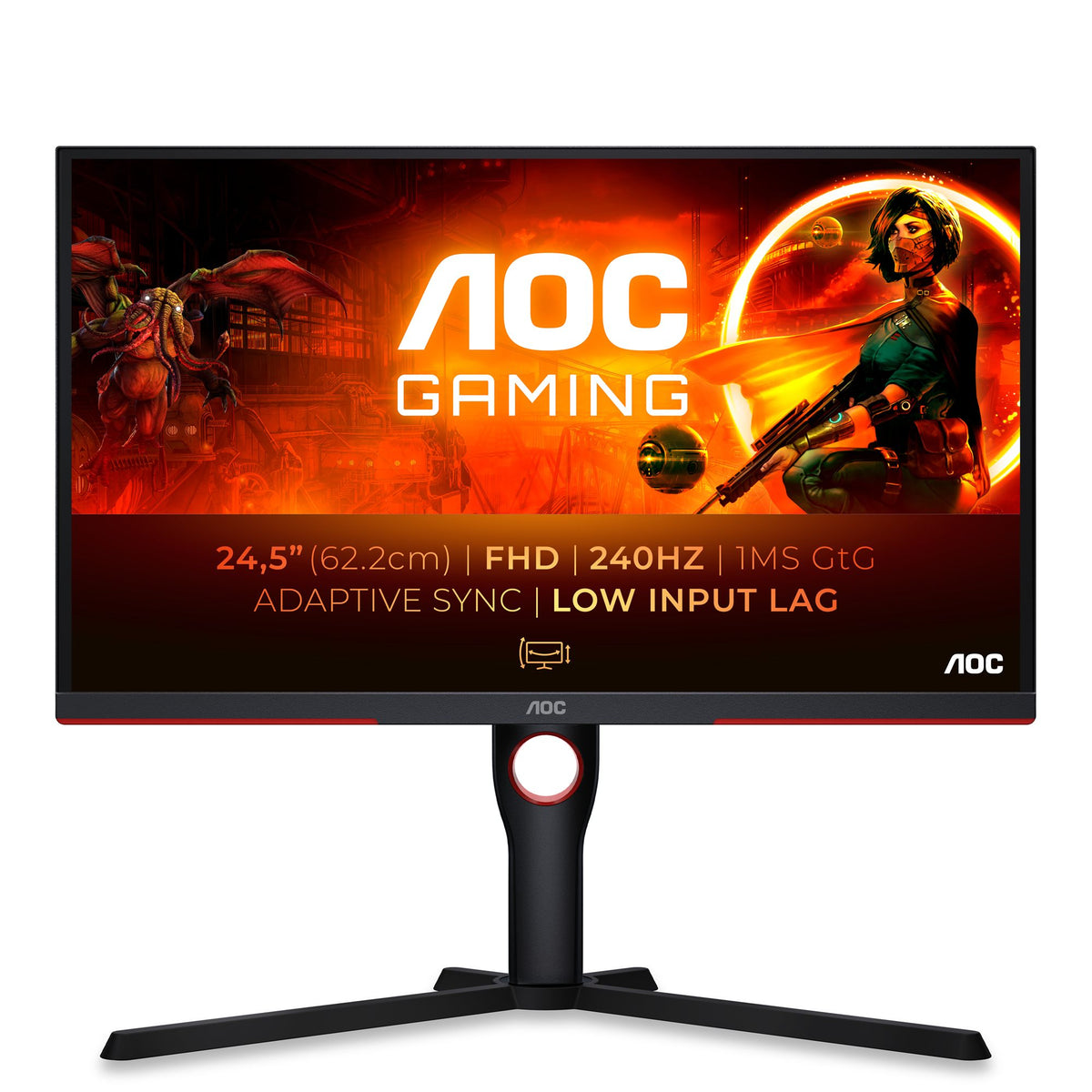 25G3ZM/BK 25" 1920x1080 Flat HDMI DP