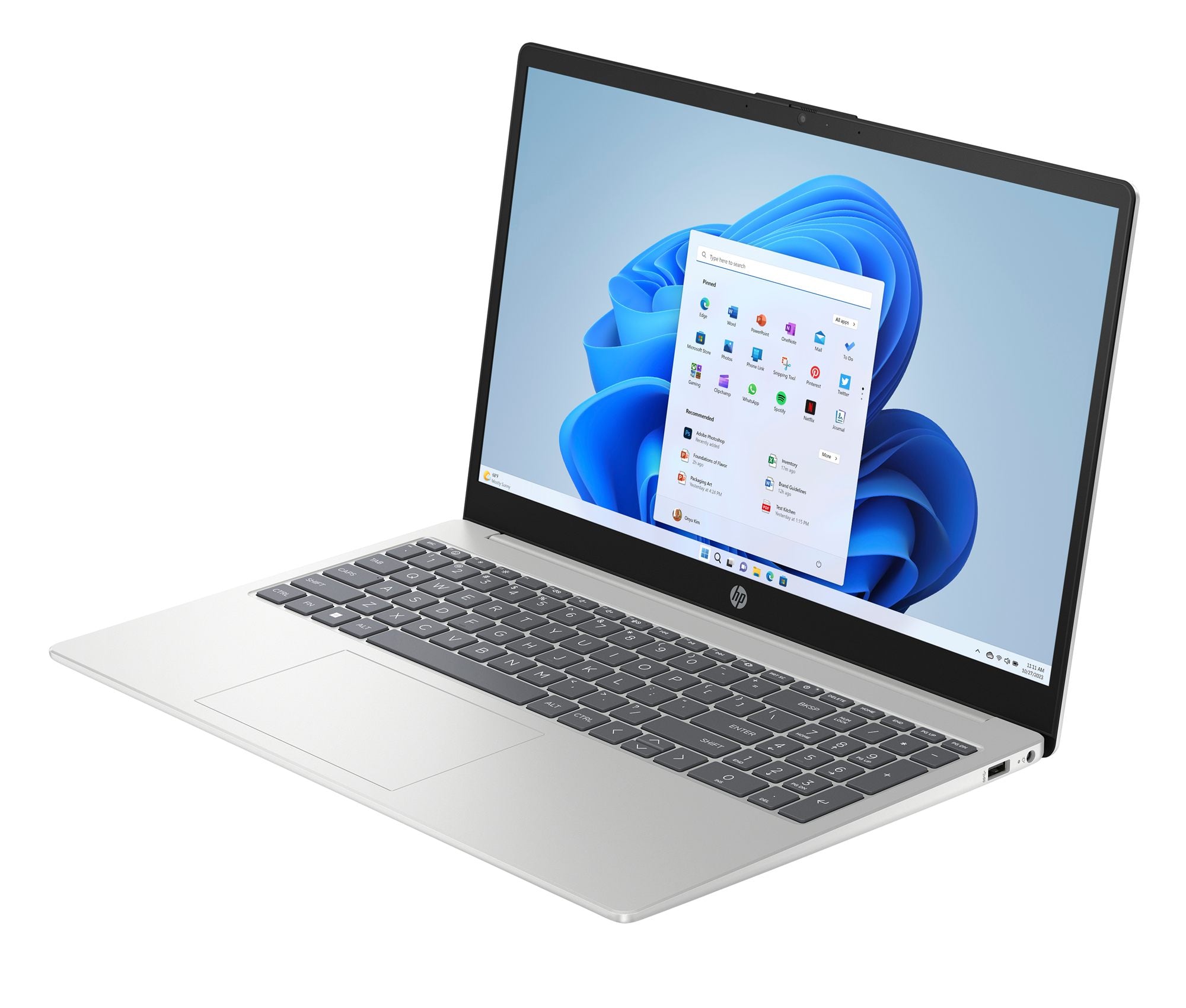 HP Laptop 15-fc0012nf AMD Ryzen 7 7730U 15.6p FHD 16Go DDR4 1DM 3200 512Go PCIe Value W11H WARR 1/1/0 EURO