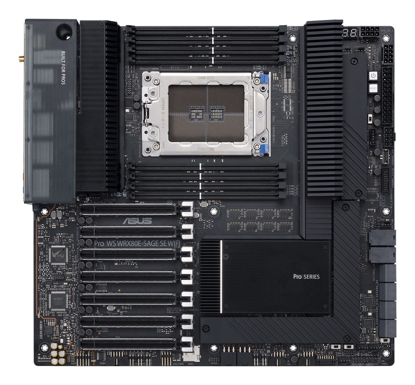 ASUS PRO WS WRX80E-SAGE SE WIFI II sWRX8 8xDDR4 8xSATA 3xM.2
