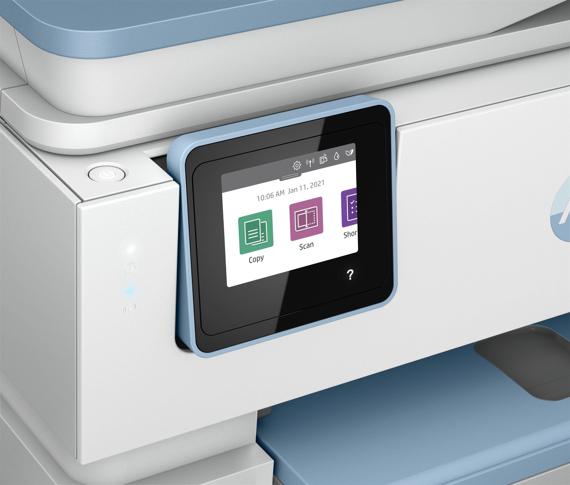 HP ENVY Inspire 7921e All-in-One MFP colour inkjet 216x297mm A4 13ppm Copy 15ppm Print 125sheets USB Wi-Fi Bluetooth surf blue