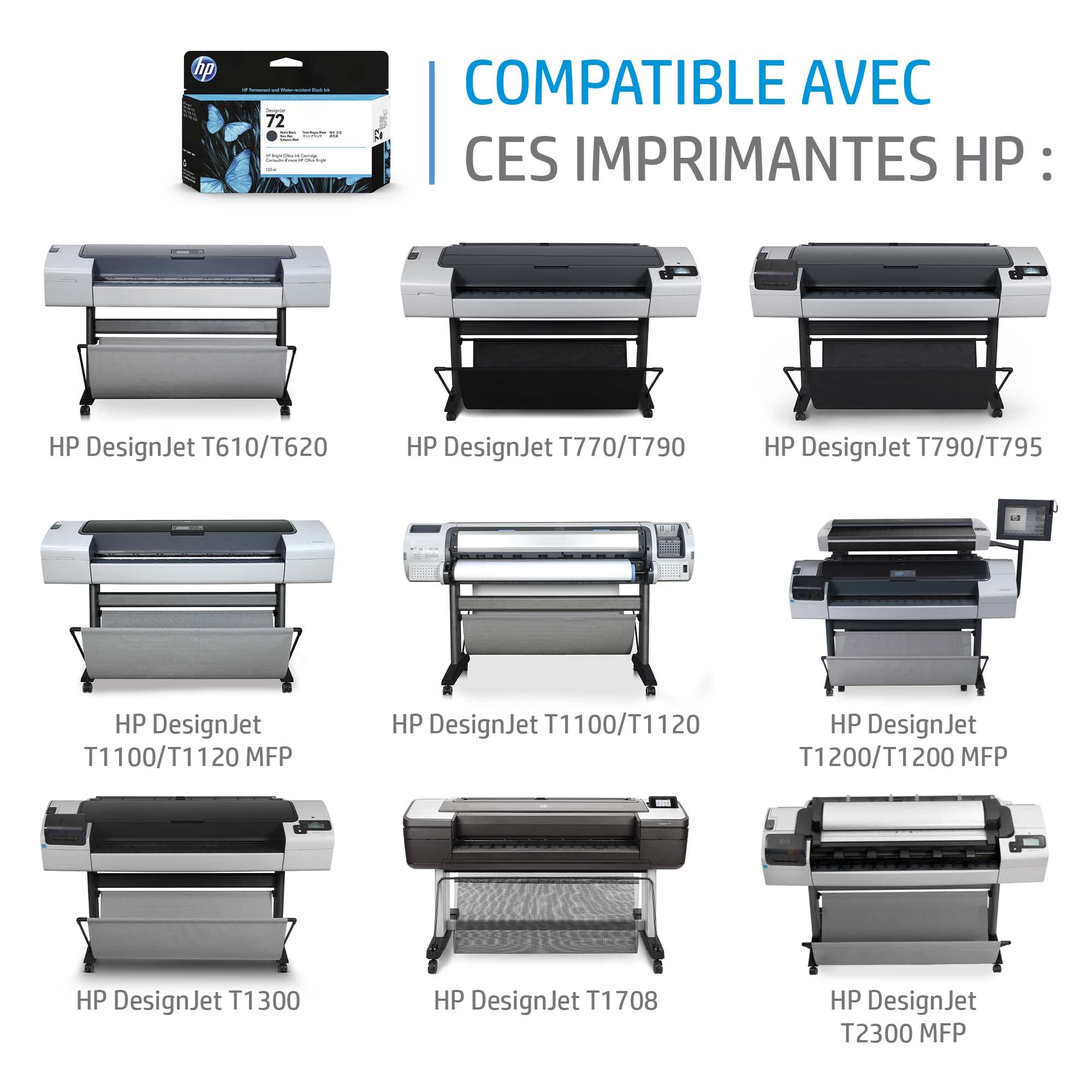 HP 72 original Ink cartridge C9371A cyan high capacity 130ml 1-pack