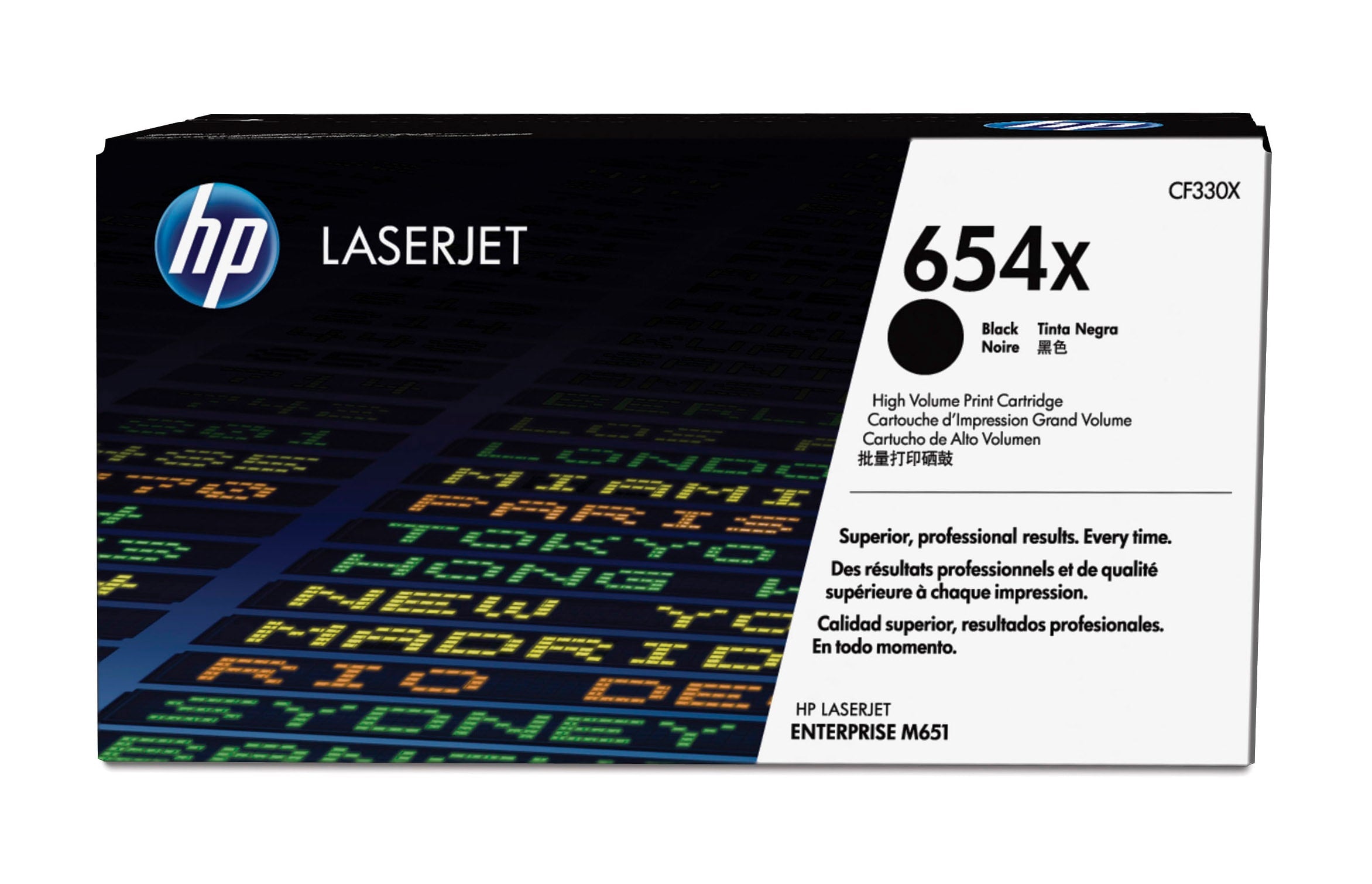HP 654X original Toner cartridge CF330X black high capacity 20.500 pages 1-pack