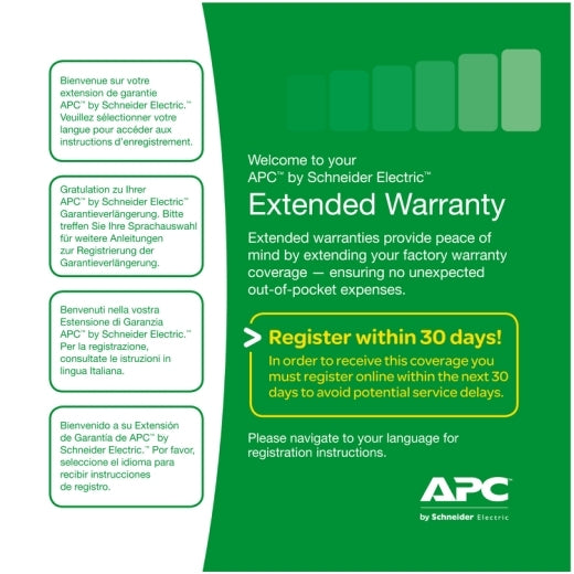 APC Service Pack 3Years Parts and Software Support Extended Warranty for 1 NetBotz 2-Series