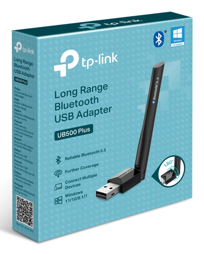 TP-LINK Bluetooth 5.3 Long Range USB Adapter USB 2.0 1x External Antenna