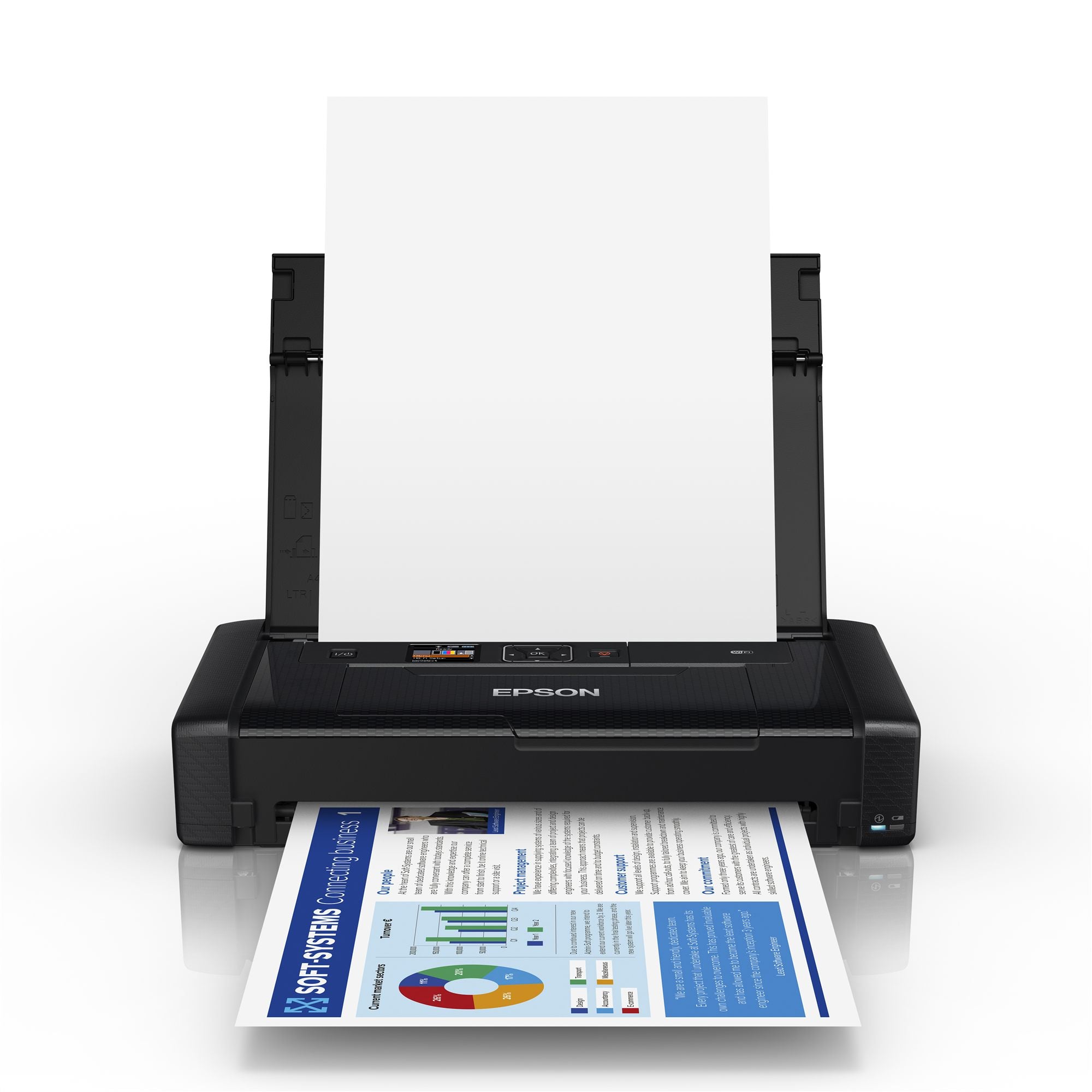 EPSON WorkForce WF-110W Printer colour ink-jet A4 5760x1440dpi 7ppm mono/4ppm colour capacity 20 sheets USB 2.0 Wi-Fi