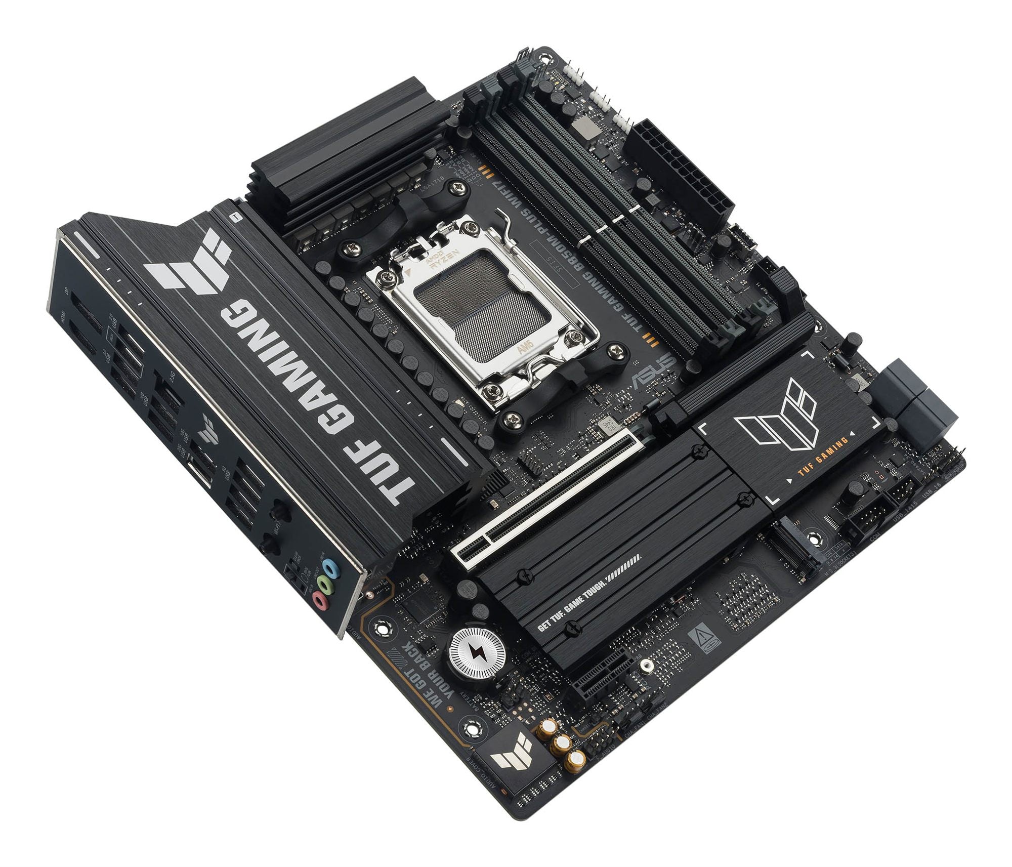 ASUS AMD TUF GAMING B850M-PLUS WIFI7 Micro-ATX motherboard DDR5 PCIe 5.0 3xM.2 1xHDMI 1xDisplayPort