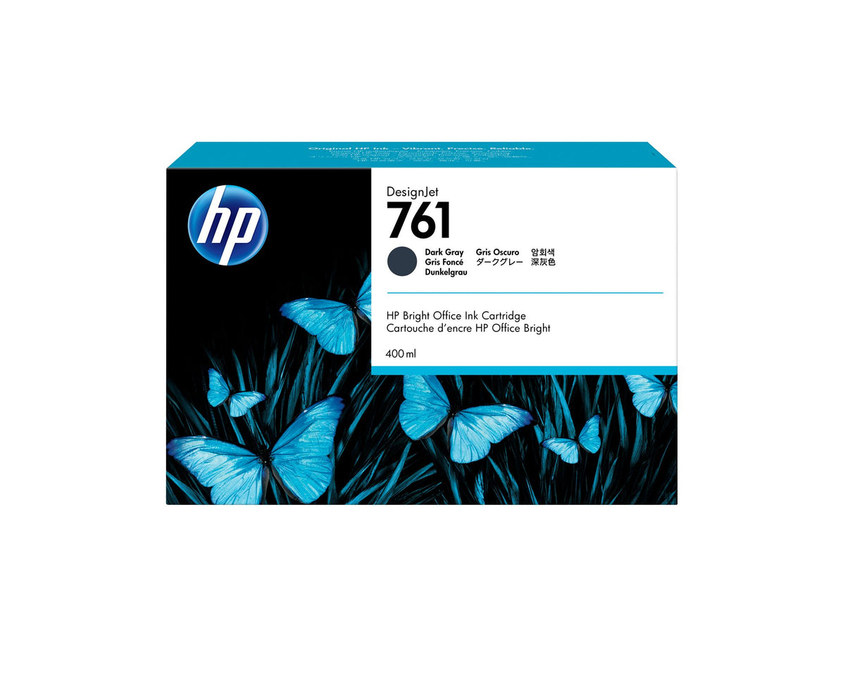 HP 761 original Ink cartridge CM996A dark grey standard capacity 400ml 1-pack