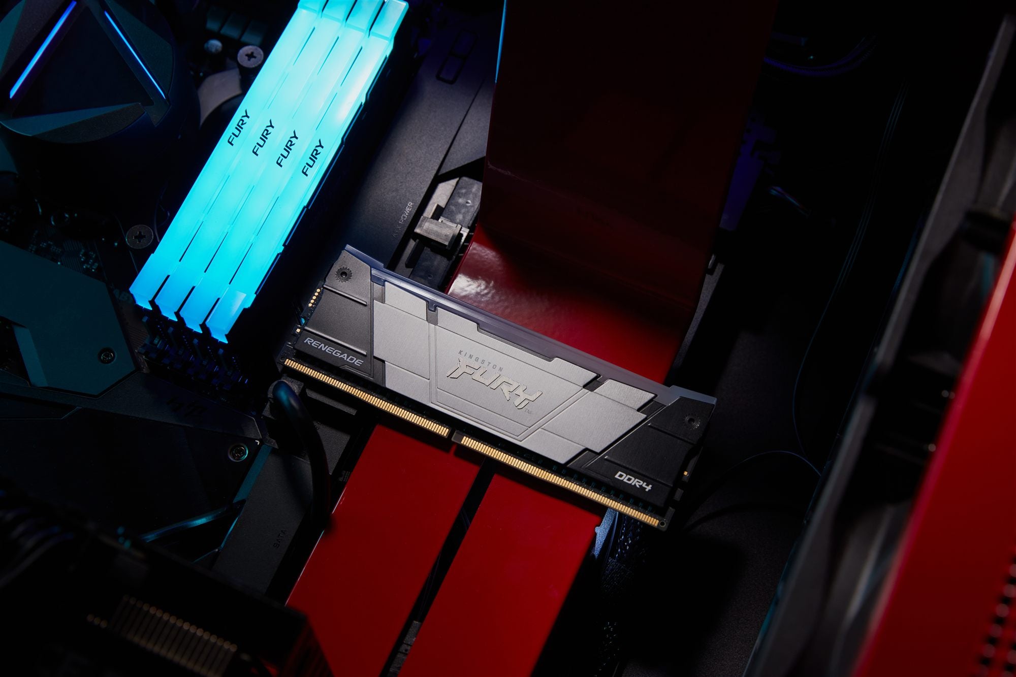 KINGSTON 8Go 4000MT/s DDR4 CL19 DIMM FURY Renegade RGB