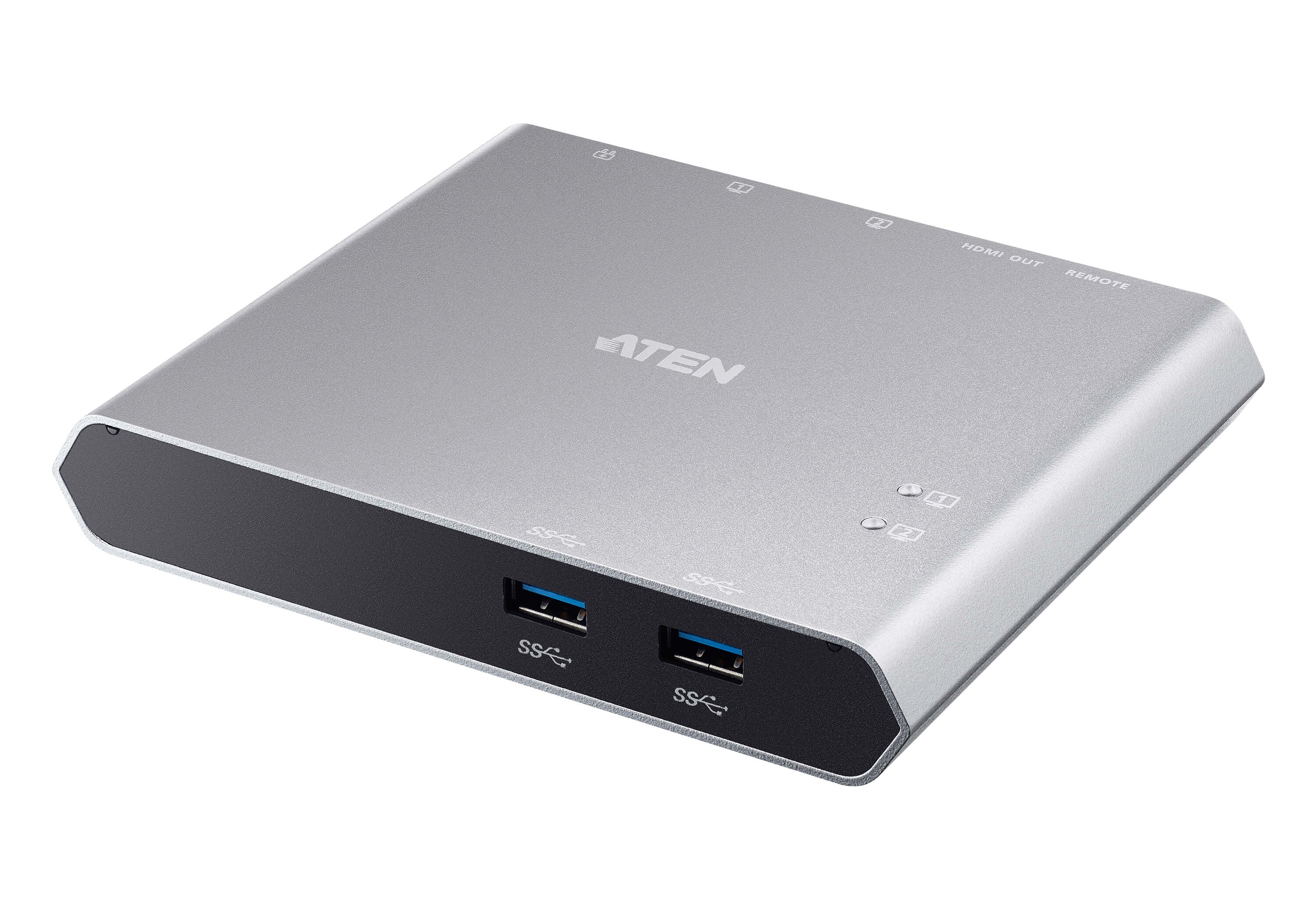 ATEN US3310 commutateur écran, clavier et souris Argent