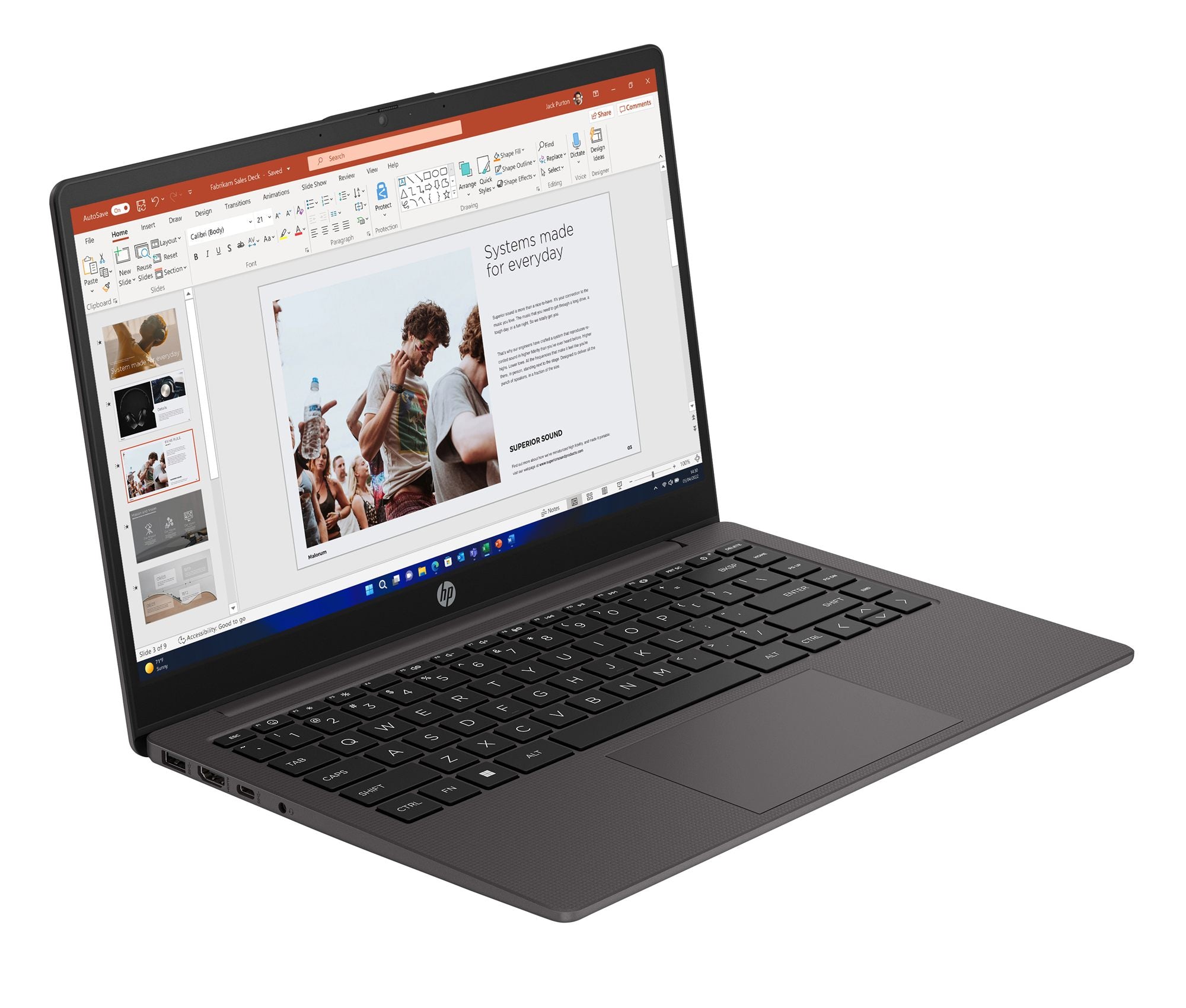 HP 245/14FHD/R5 7530U/16G/512G/W11H+