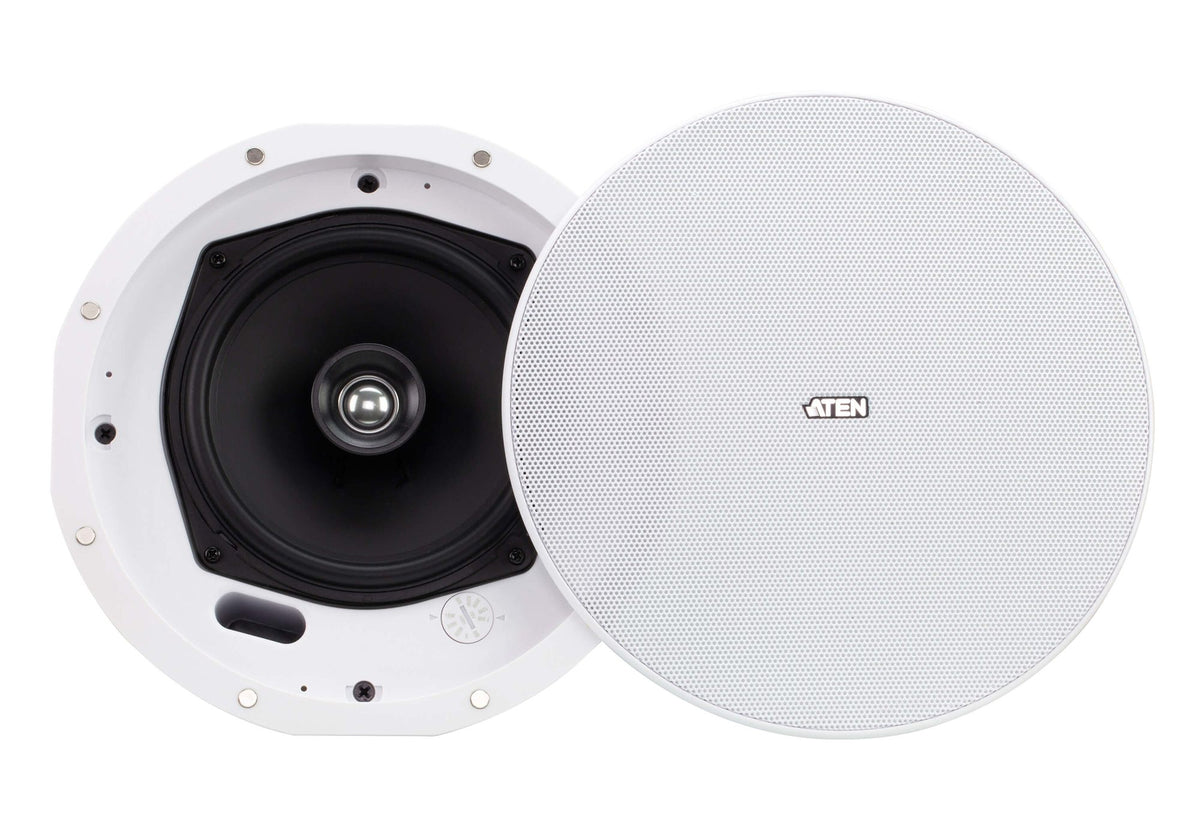 ATEN AS106-AT haut-parleur 2-voies Blanc Avec fil 60 W