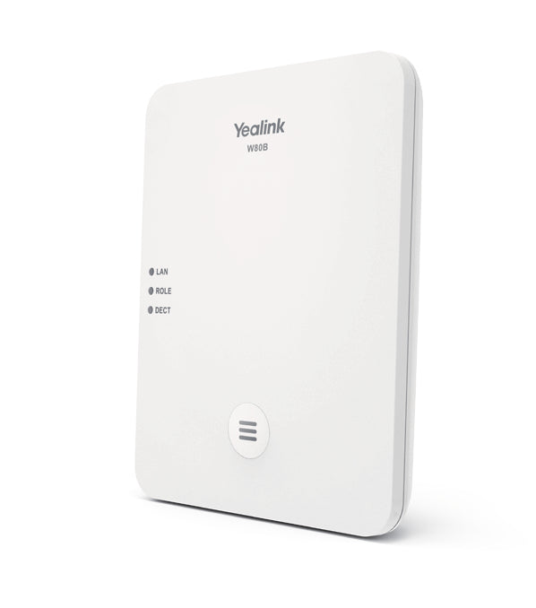 Yealink 1302012 W80B Dispositif de Communication Sans Fil Portée 300m Blanc