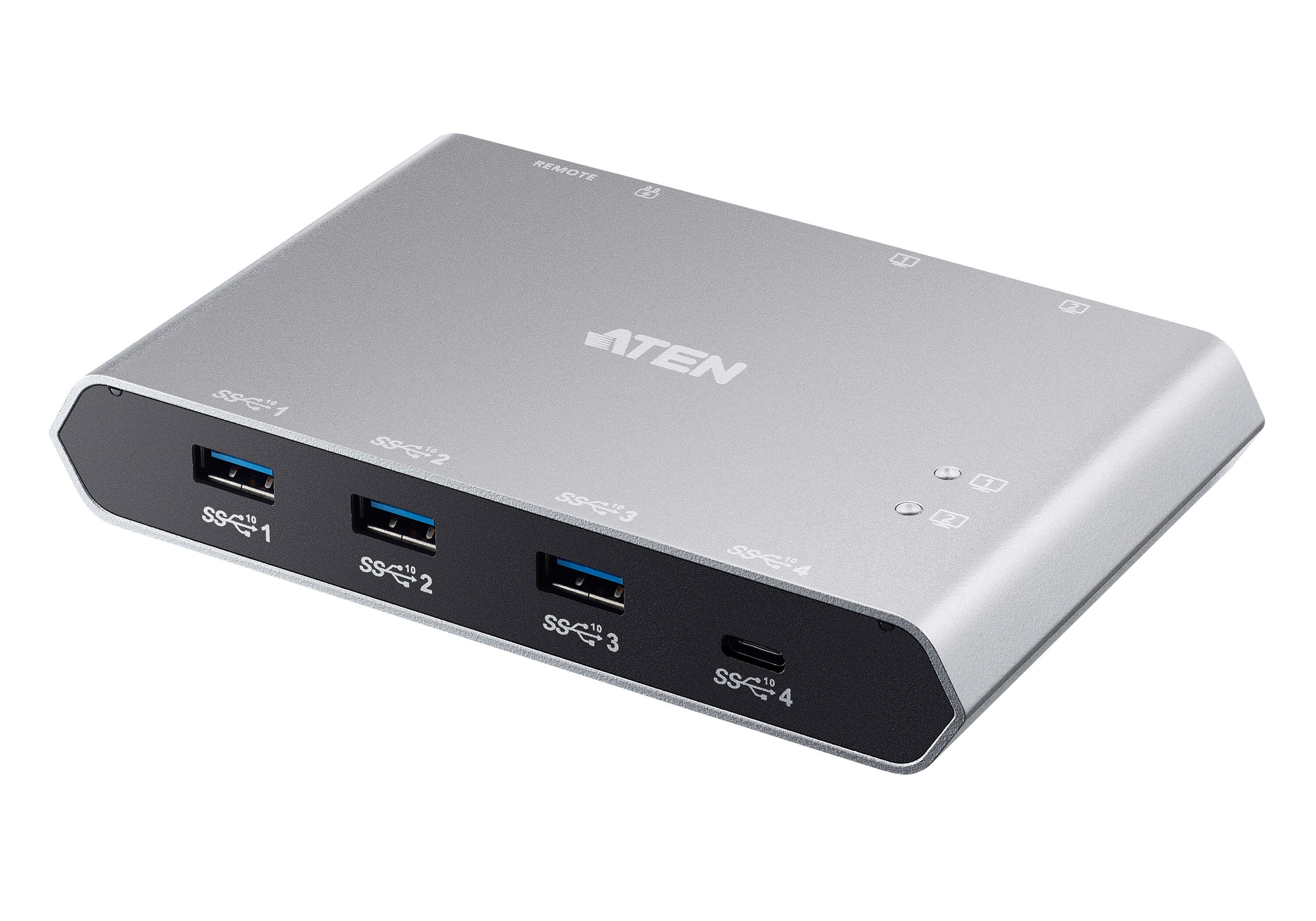 ATEN US3342 commutateur écran, clavier et souris Argent