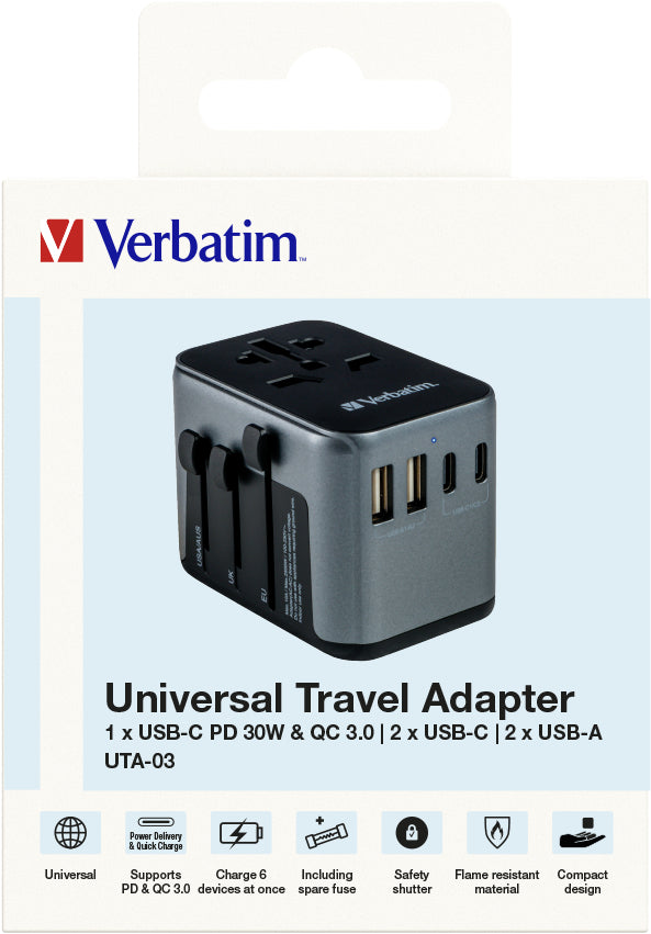Verbatim Universal Travel Adapter UTA-03