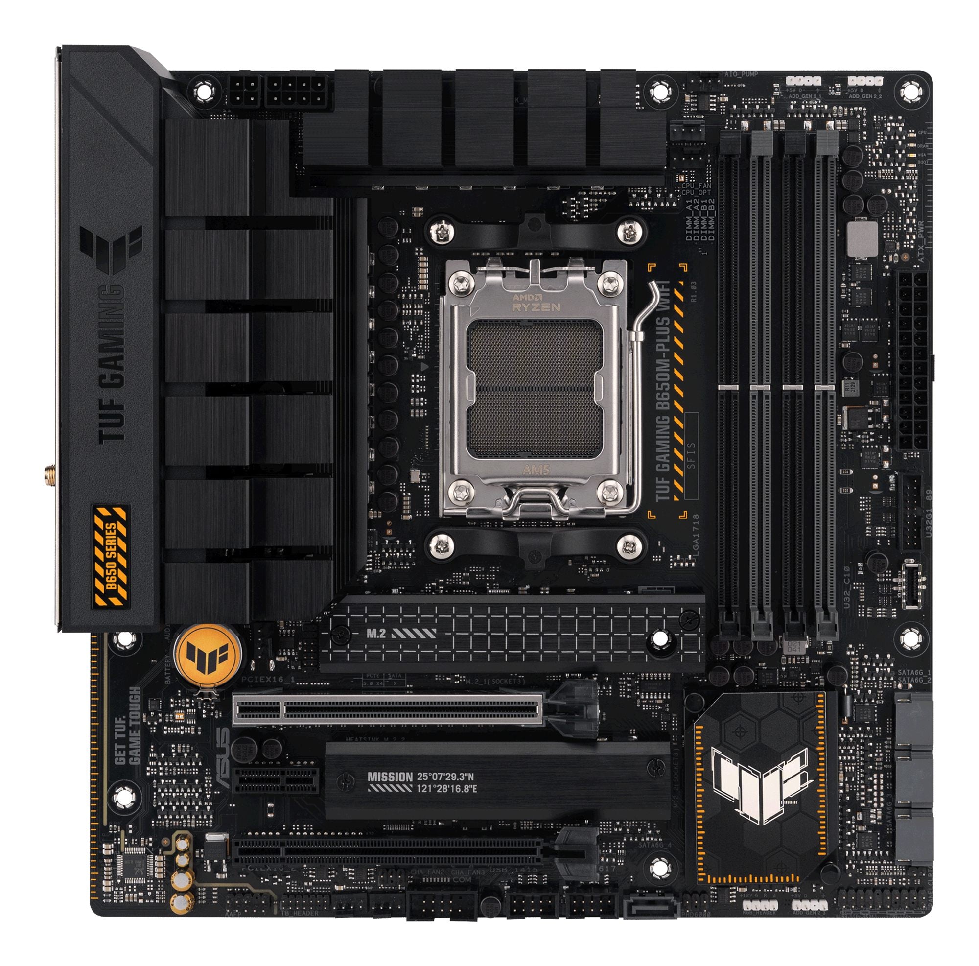 ASUS TUF GAMING B650M-PLUS WIFI AM5 DDR5 mATX MB