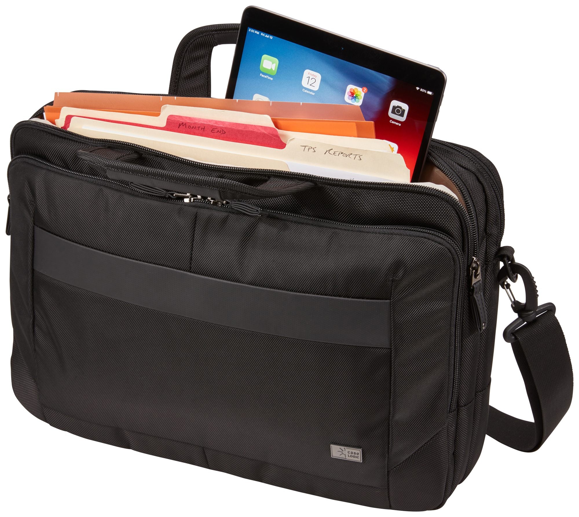 CASE LOG Notion 14" Slim Briefcase Black
