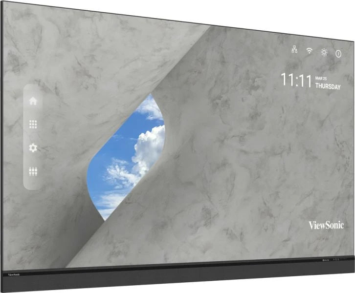Viewsonic, 136inch Direct View LED Display, 3840x2160P, 13Bit, Refresh Rate 3840Hz, Pixel Pitch 0.7mm, Hdmi Input & Output, COB, Black