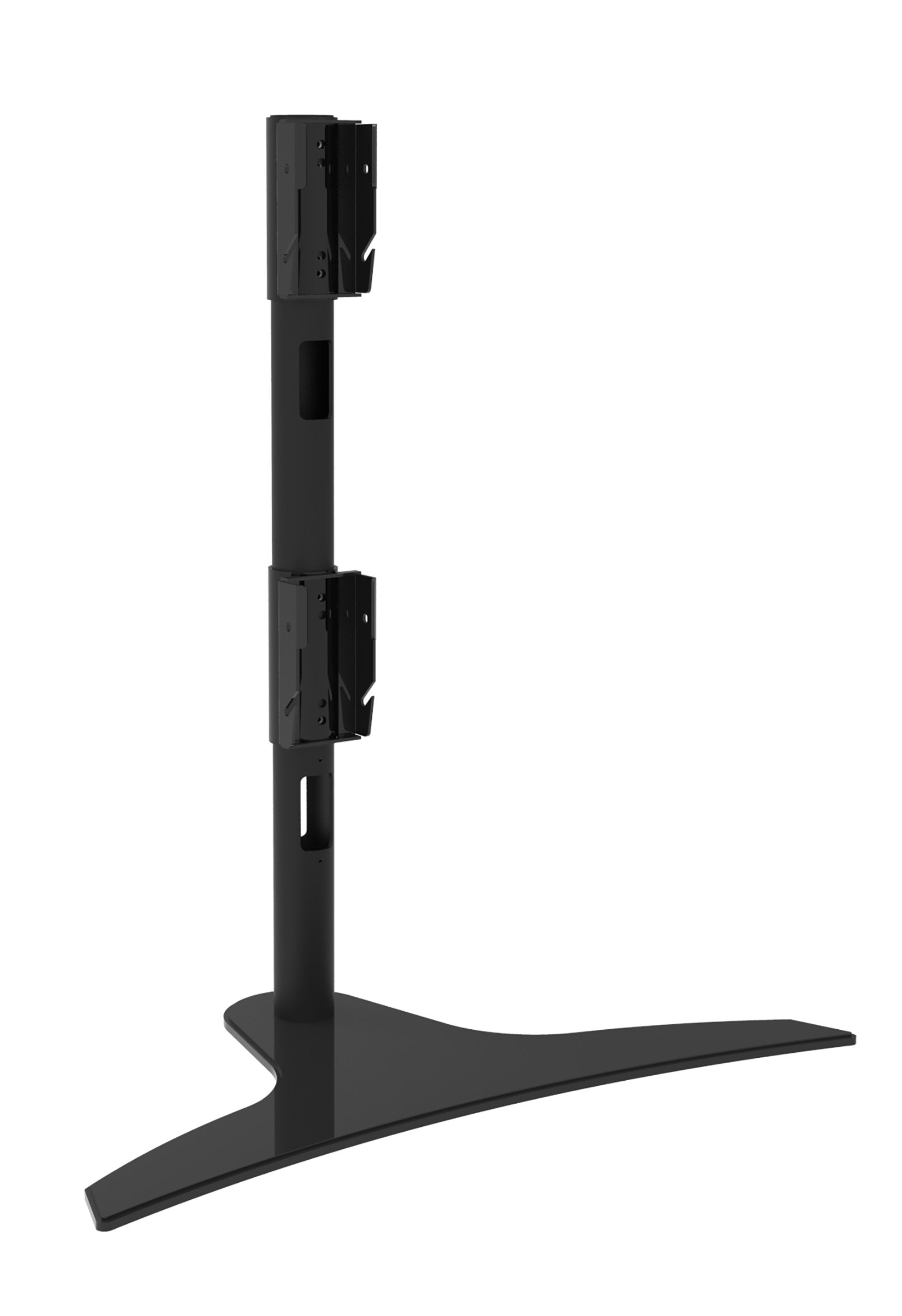 Peerless 1x2 Desktop Stand for 43in to 49in Black