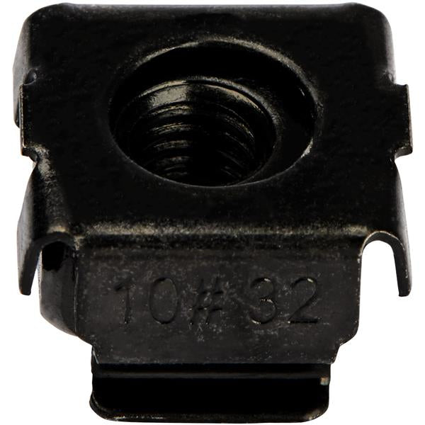 Cage Nuts - 10-32 - 50 Pack - Black