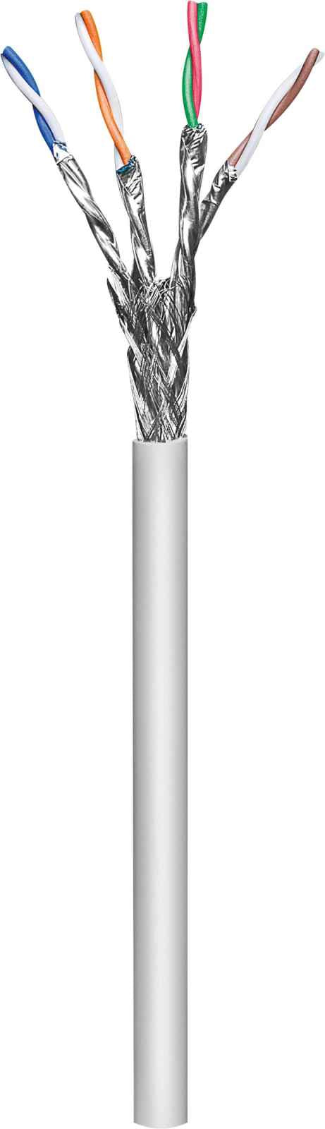 Intellinet 704922 câble de réseau Gris 100 m Cat7 S/FTP (S-STP)