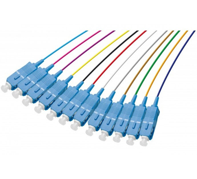 PIGTAIL OM3 SC/UPC LSOH 12 CONNECTEURS - 2m