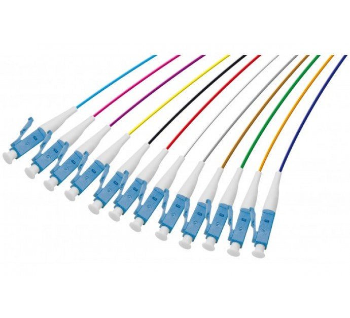 PIGTAIL OM3 LC/UPC LSOH 12 CONNECTEURS - 2m
