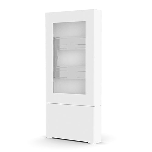 Chief 40in Postrait, Impact series Bolt Down Kiosk, WHITE