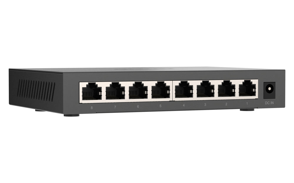 QSW-1108-8T-R2 8 port 2.5Gbps auto nego