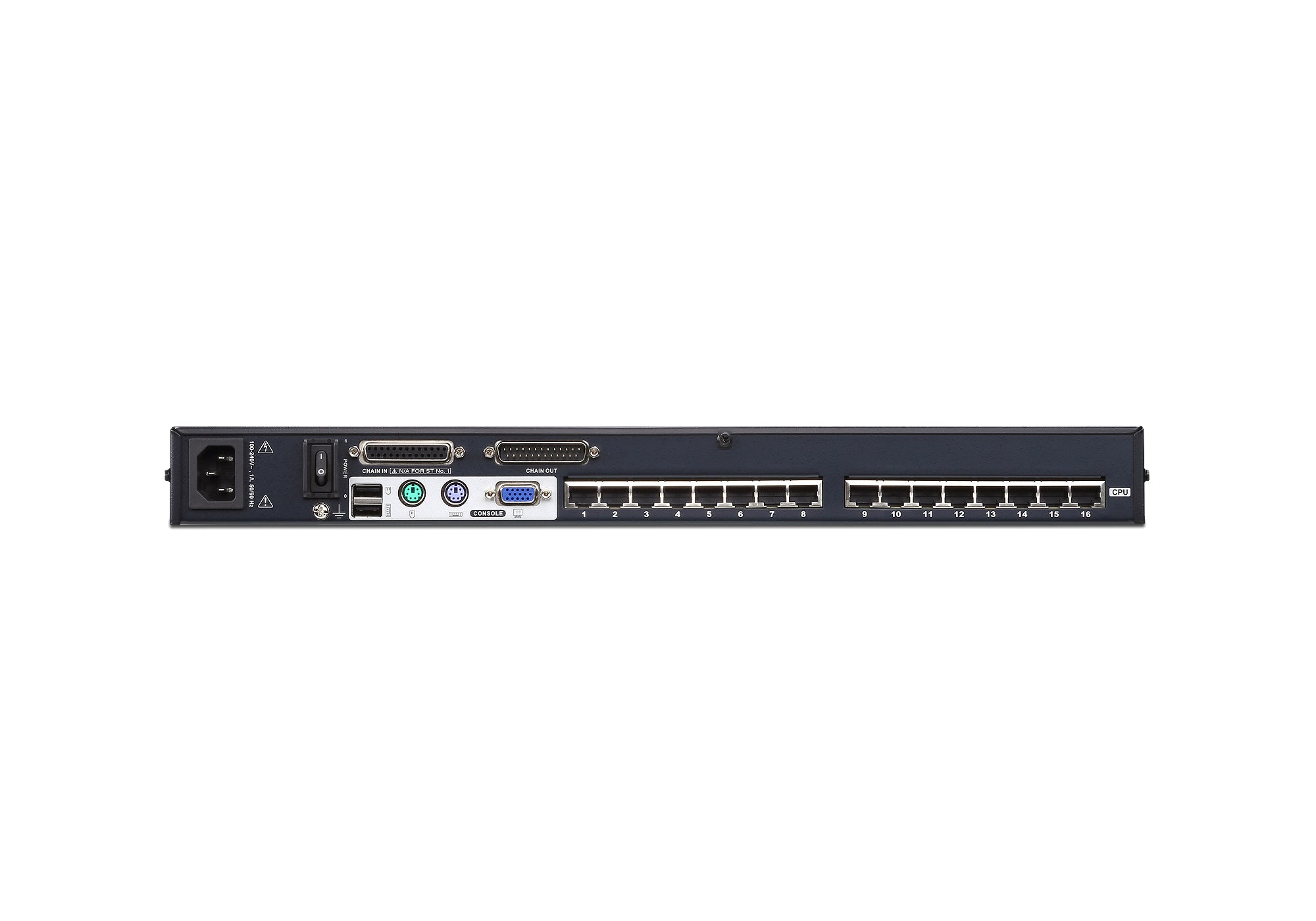 ATEN KH1516A-AX-G commutateur écran, clavier et souris Noir