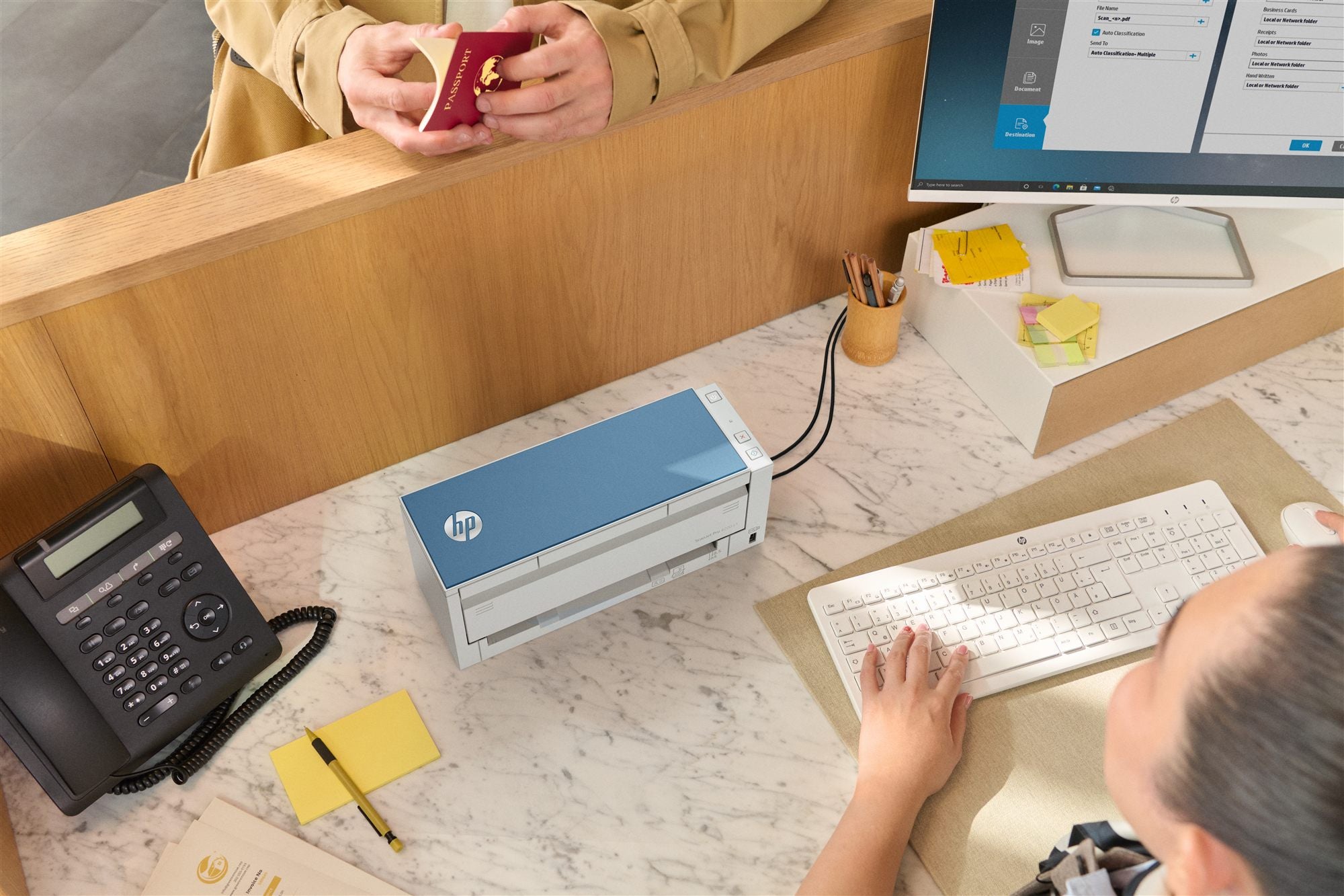 HP ScanJet Pro 4200 s1 Scanner 40ppm/80ipm scanner de document