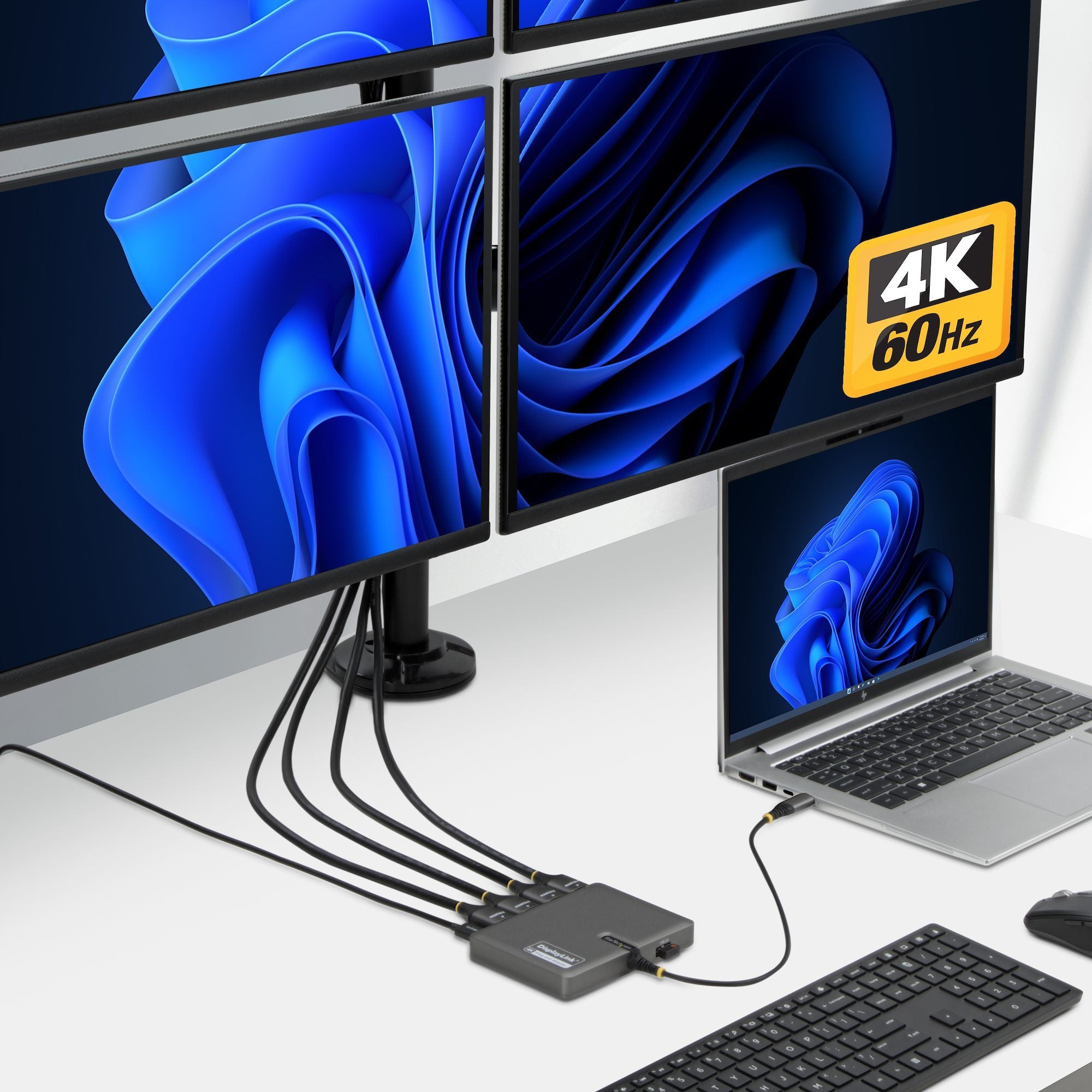 USB-C to Quad HDMI Adapter