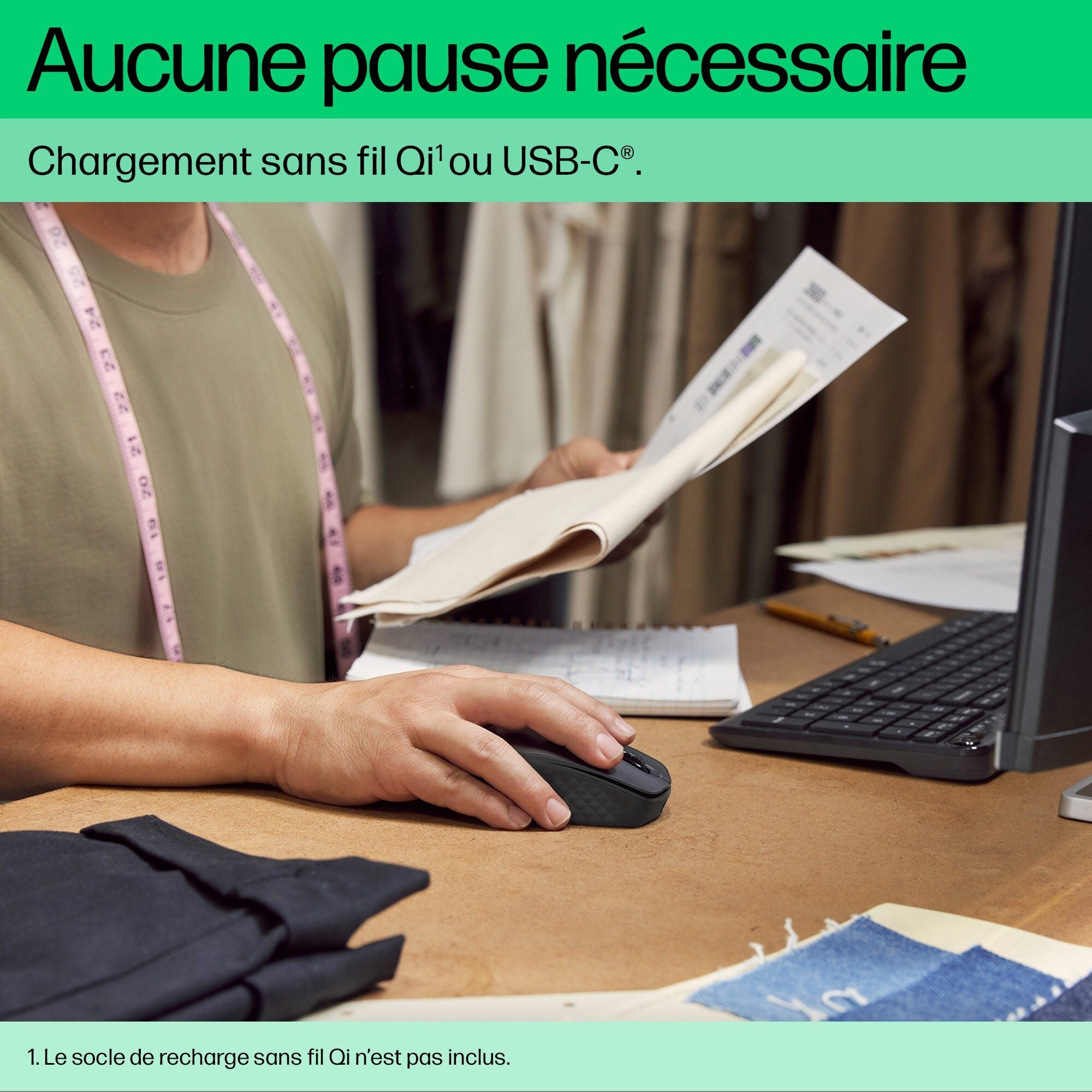 HP 690 Qi-Charging Wireless Mouse