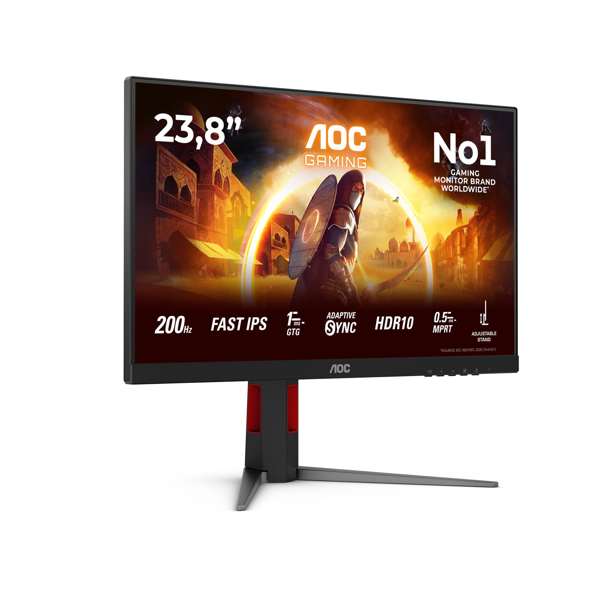 AOC 24G4HA 23.8p Fast IPS FHD 200Hz 300cd/m2 1ms HDMI2.0x2 DP Speakers Pivot