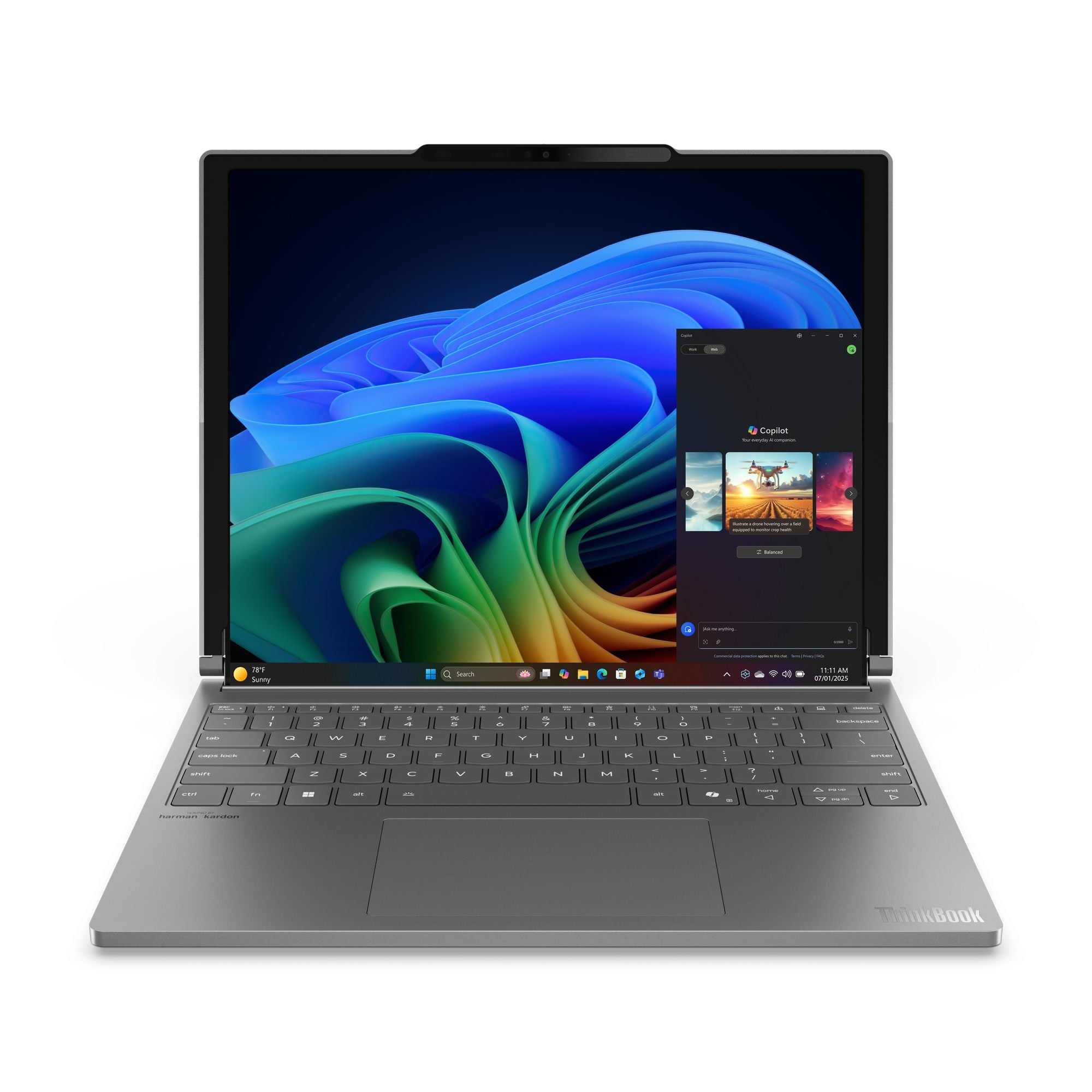 LENOVO ThinkBook Plus - G6 - Rollable - 14" OLED - Intel Core Ultra 7 - 258V - W11Pro - 32Go RAM - 1To SSD