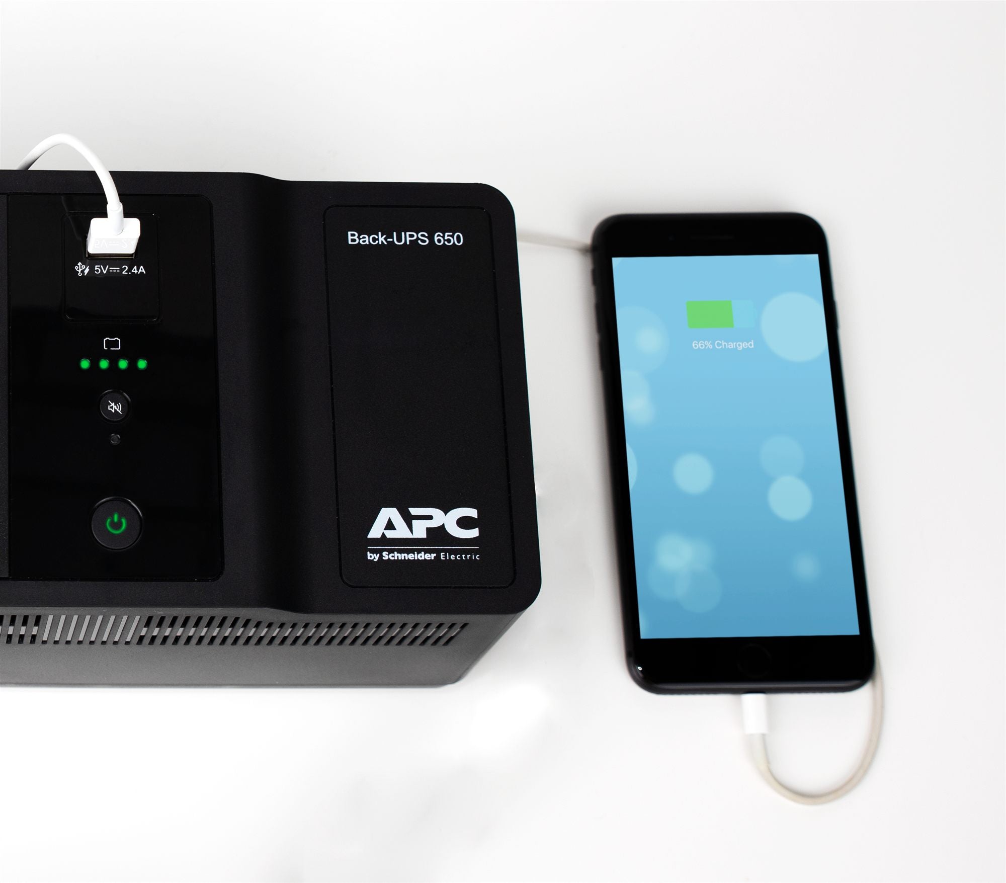 APC Back-UPS BE650G2-GR UPS AC 230V 400Watt 650VA output connectors 8 Black