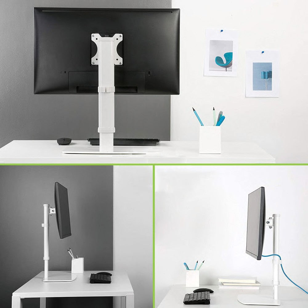 "Techly ICA-LCD 260 Support TV 17-27"" base inclinable pour télévision moniteur"