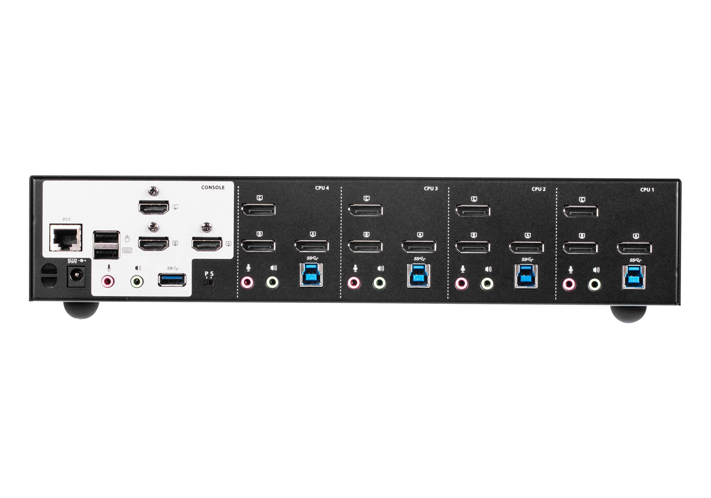 ATEN CS1964-AT-G commutateur écran, clavier et souris Noir