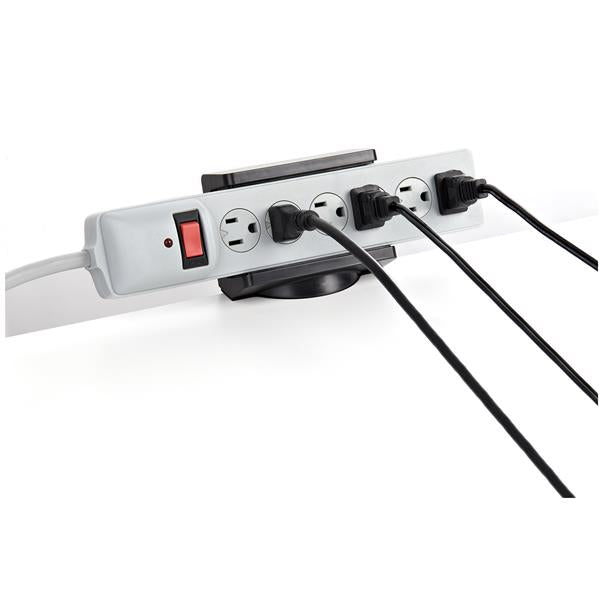 Desk Mount for Power Strip - Clamp-on