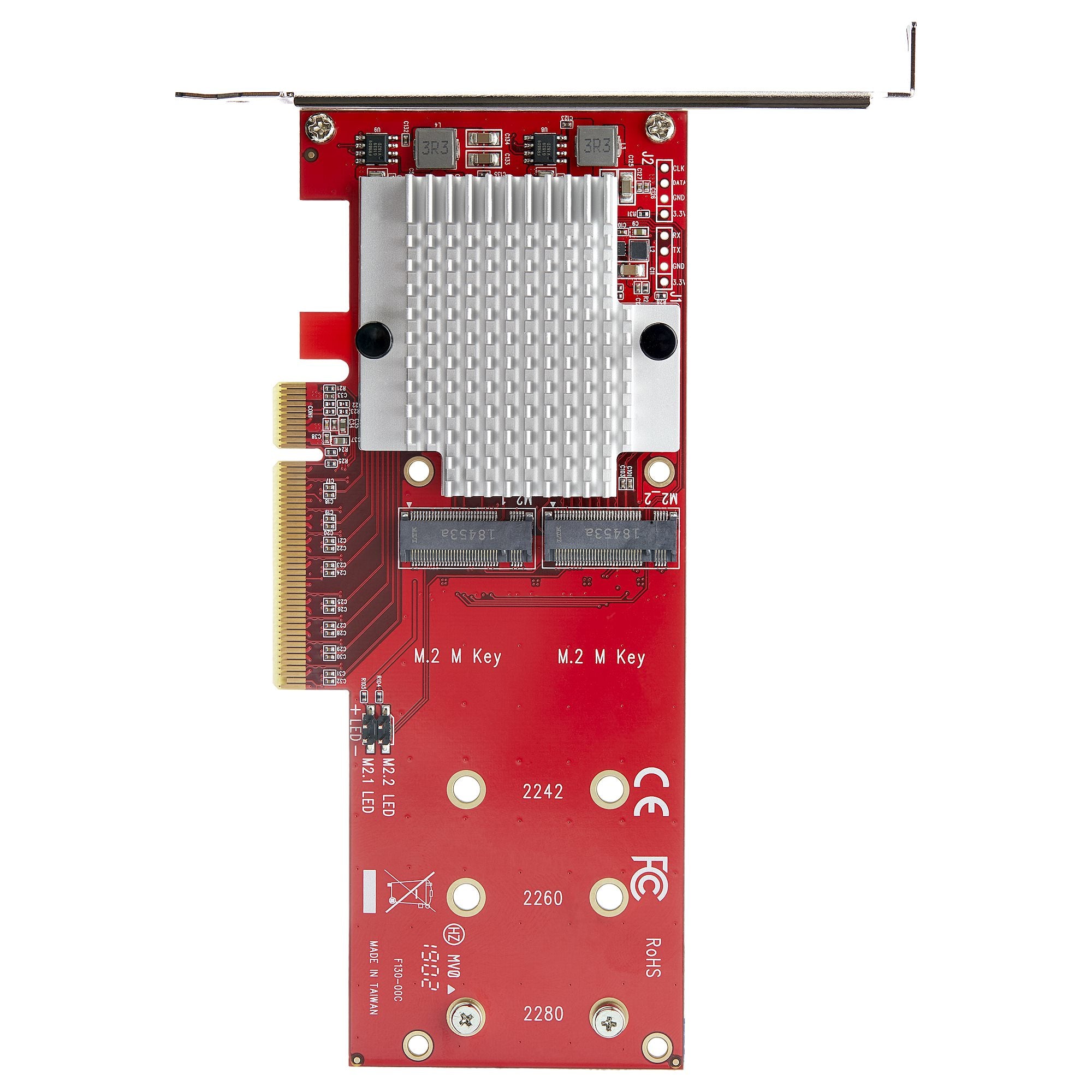 Dual M.2 PCIe SSD Adapter - x8 PCIe 3.0