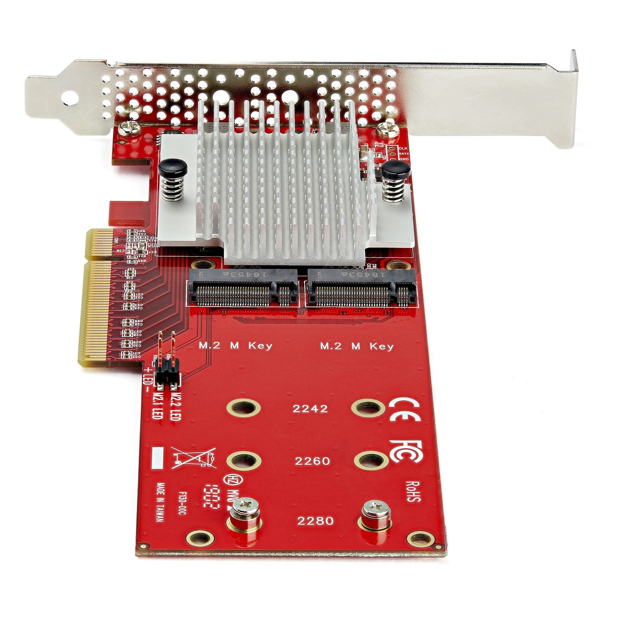 Dual M.2 PCIe SSD Adapter - x8 PCIe 3.0