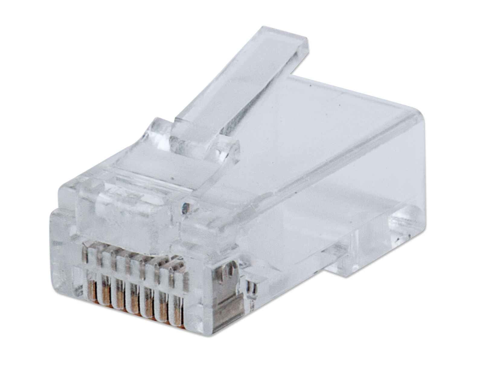 Intellinet 791090 Prise RJ45 C6 8P solide 100 pass-through