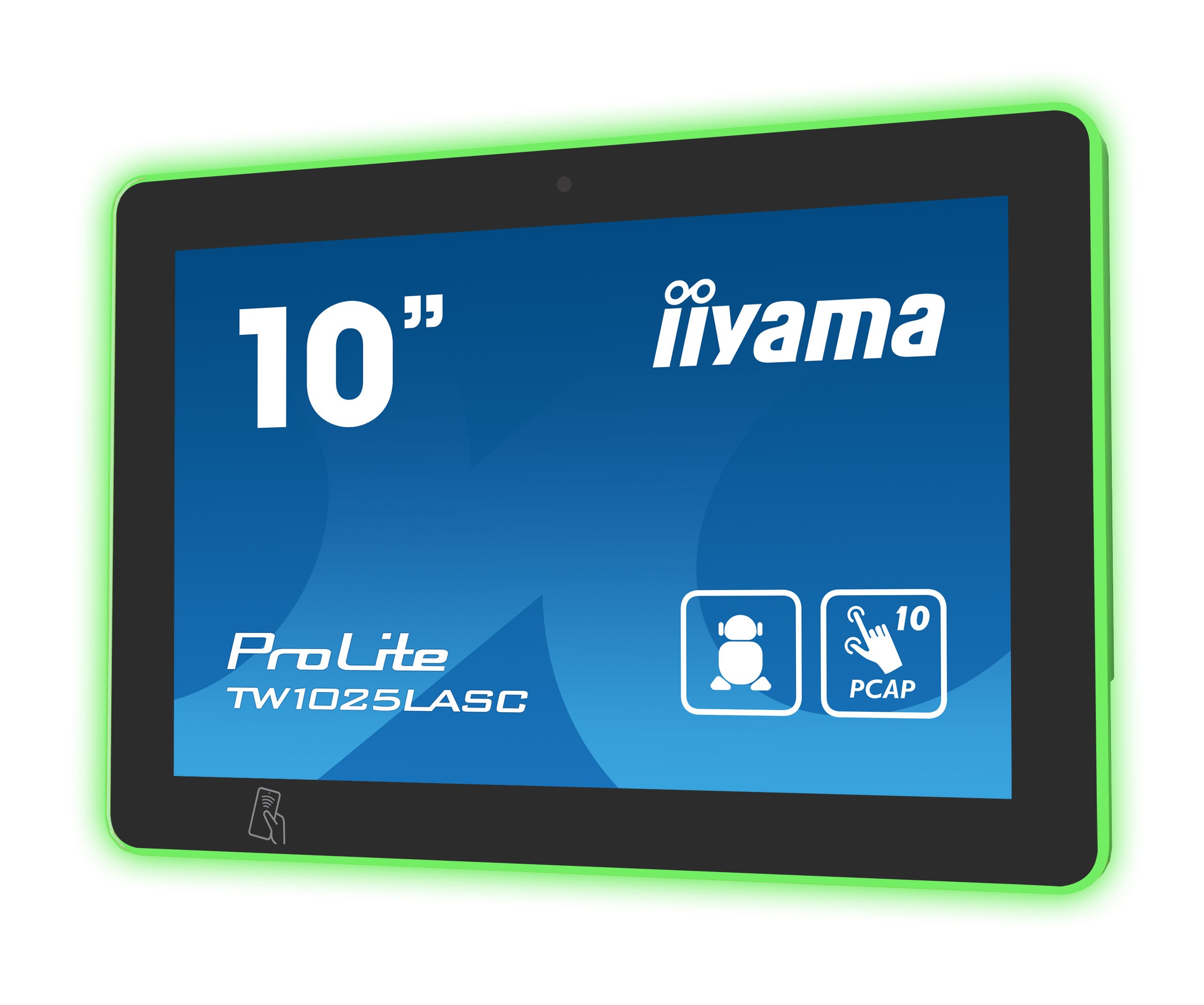 "iiyama TW1025LASC-B1PNR PC Panel LCD 10,1"" avec Android et PoE Écran Tactile Capacitif Projetté Sans Bord 10 Points 1280x1440"