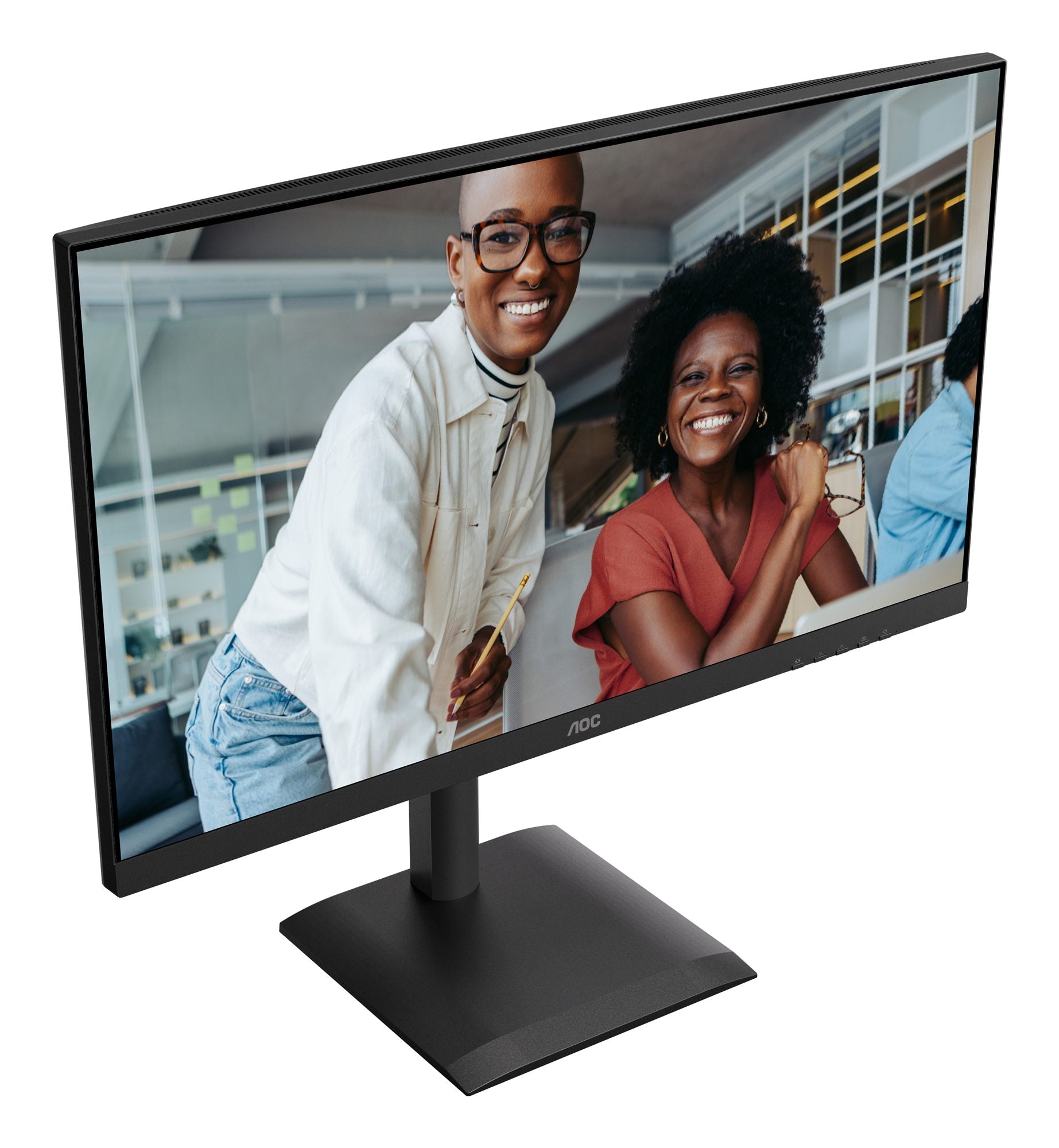 AOC U27E4CV 27p 3840x2160 60Hz IPS Flat H/A 150MM USB C DOCKING 90W Adaptive Sync EyeComfort 3.0 USB HUB SPEAKER