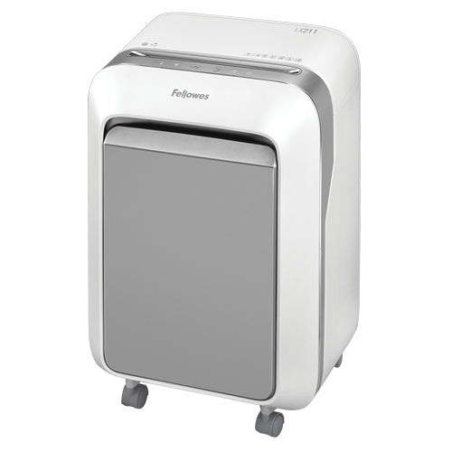 FELLOWES DESTRUCTEUR MICROSHRED LX211 BLANC COUPE MIRCROPARTICULES 230V EU/UK