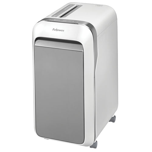 FELLOWES DESTRUCTEUR MICROSHRED LX221 BLANC COUPE MICROPARTICULES 230V EU/UK