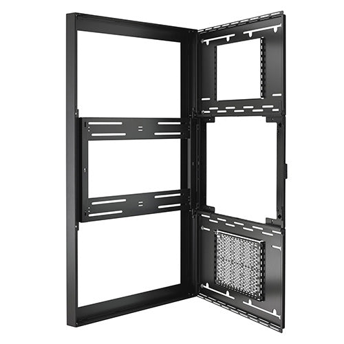 Chief IMPACT ON-WALL KIOSK - 65in PORTRAIT, BLACK