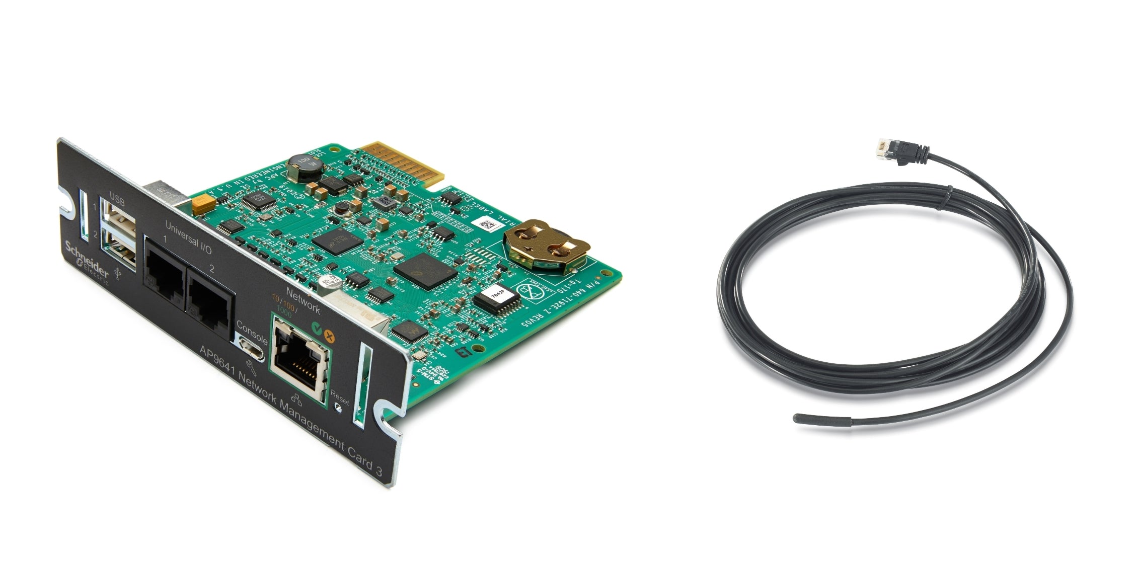 APC Network Management Card 3 with PowerChute Network Shutdown & Environmental Monitoring Remote management adapter 1GbE