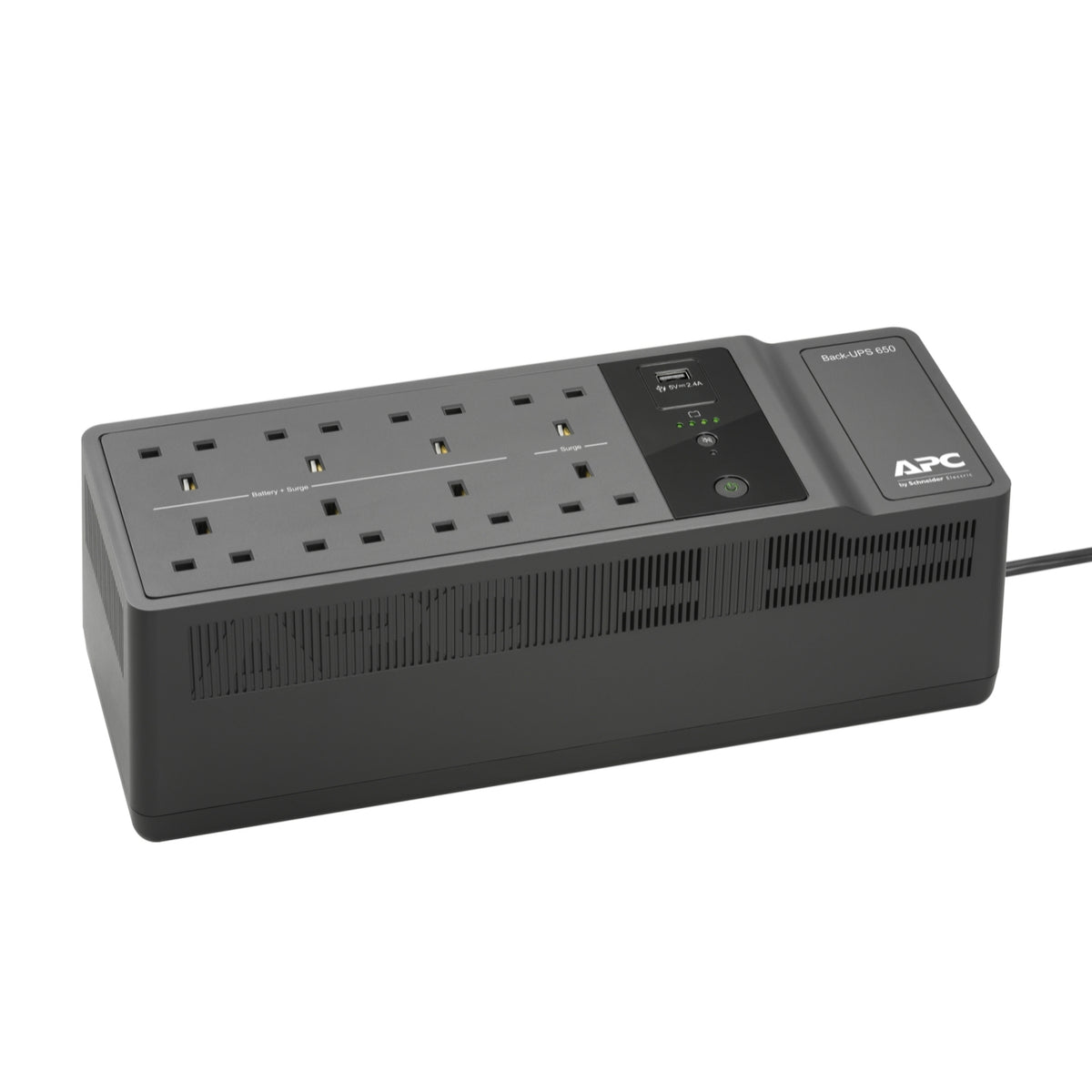 APC Back-UPS BE650G2-UK UPS AC 230V 400Watt 650VA output connectors 8 United Kingdom Black
