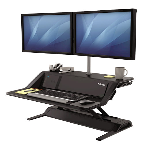 FELLOWES PLATE-FORME ASSIS-DEBOUT LOTUS DX - NOIR