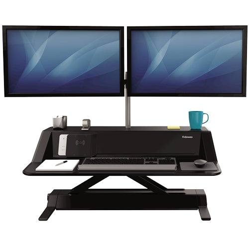 FELLOWES PLATE-FORME ASSIS-DEBOUT LOTUS DX - NOIR